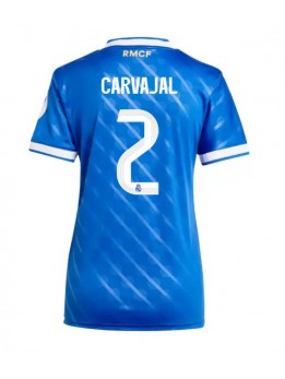 Billige Real Madrid Daniel Carvajal #2 Tredjedrakt Dame 2025-26 Kortermet